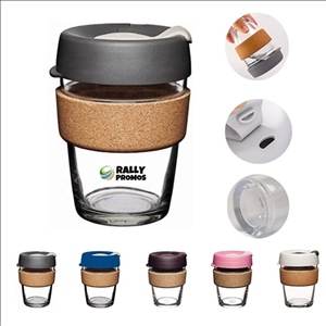 Coffee Cup With Cork Sleeve And Silicone Lid